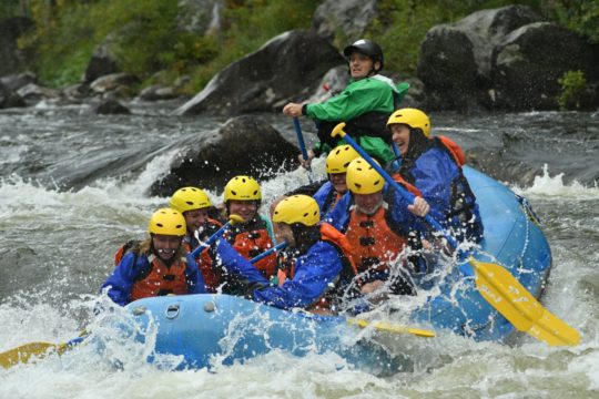 White water rafting at Zoar Outdoor